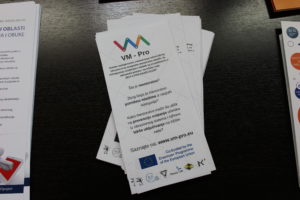 VM PRO flyers on BOS desk
